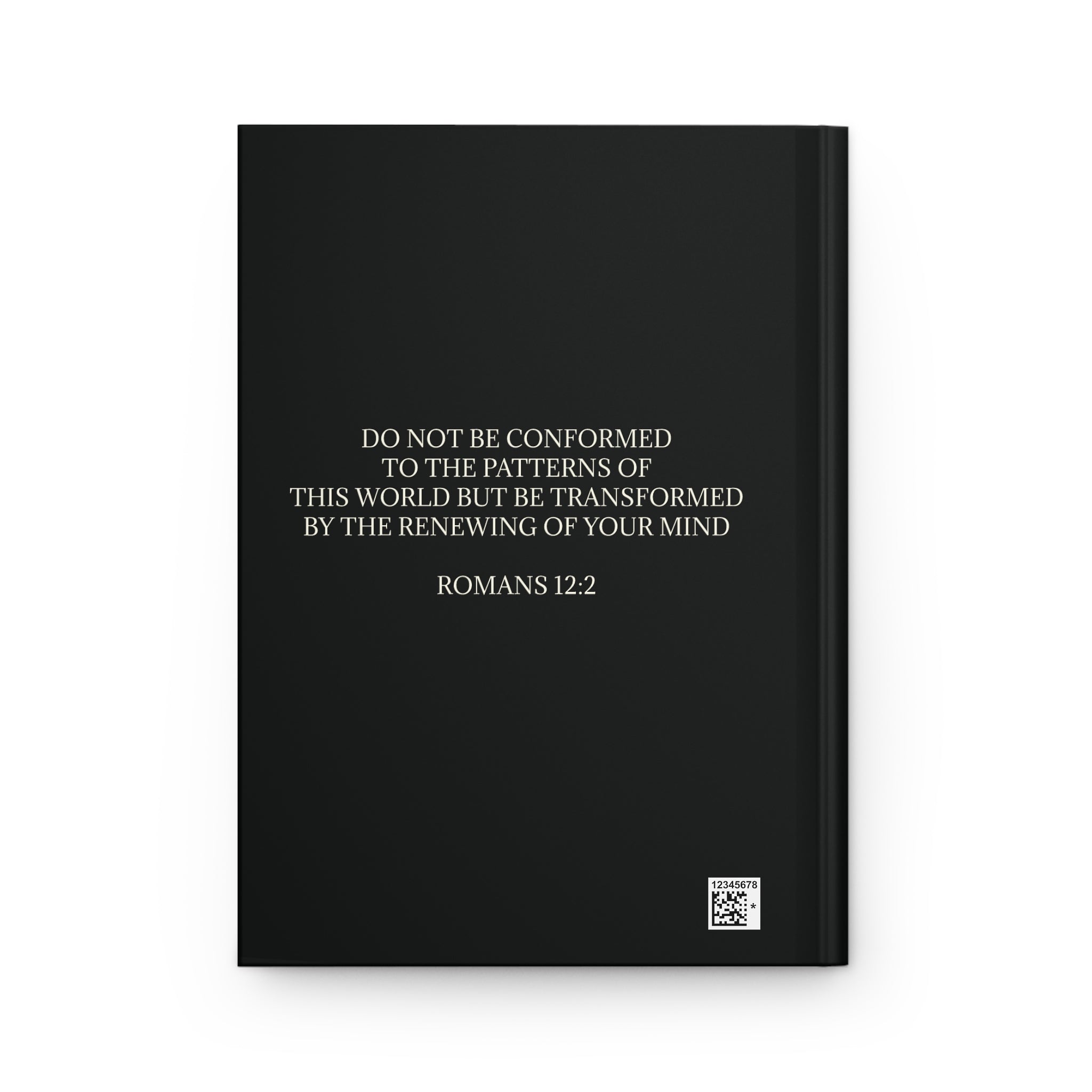 Surrender Hardcover Journal — "Dying Daily to Self" Christian Faith Journal (Romans 12:2)