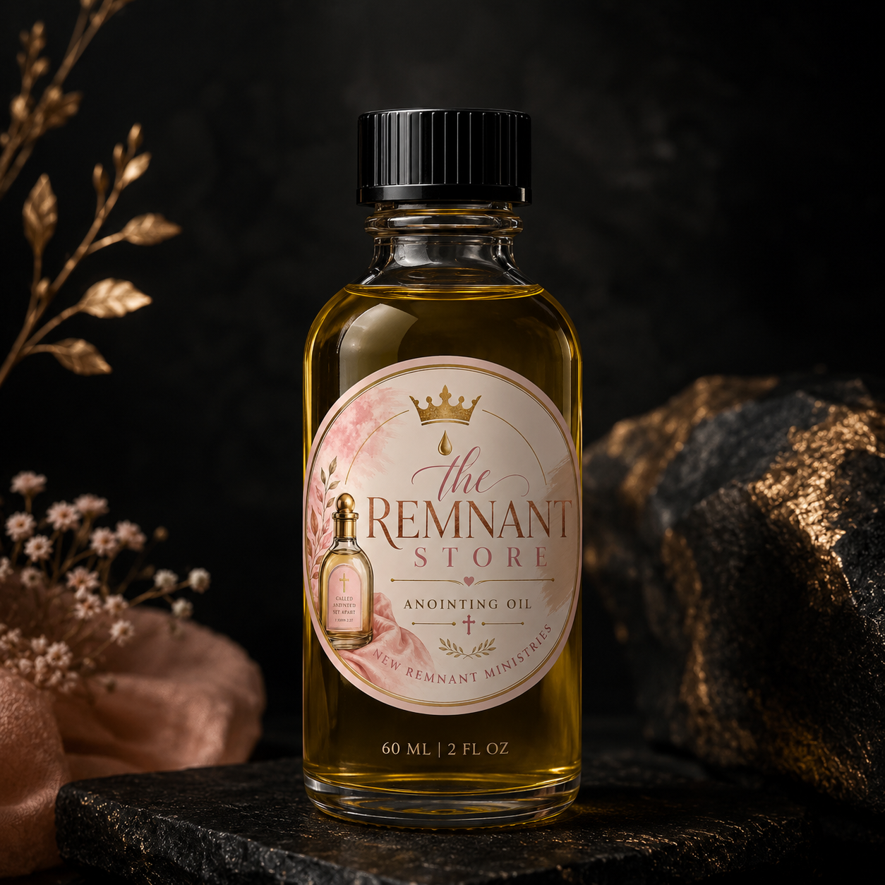 The Remnant Store — Anointing Oil Consecrated for Prayer • Faith • Worship • Spiritual Covering
